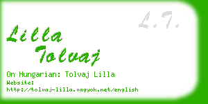 lilla tolvaj business card